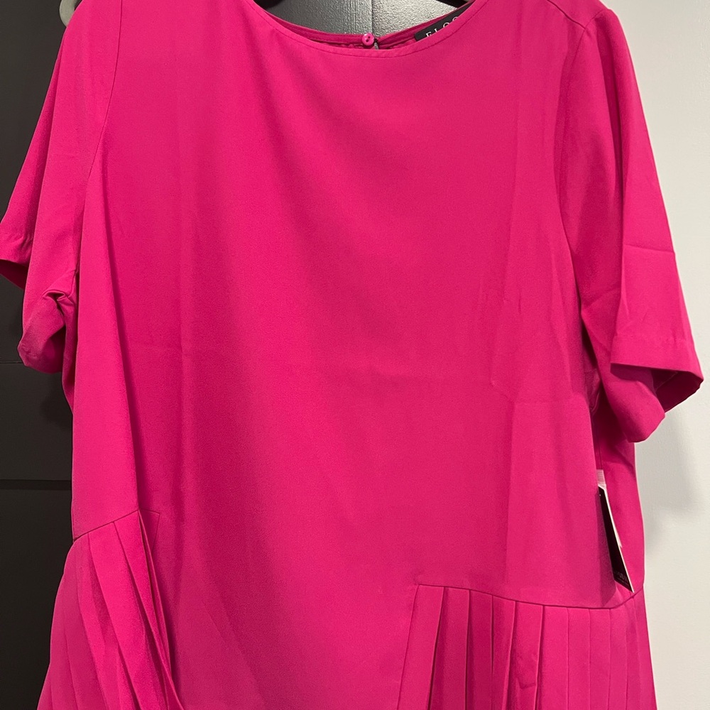 NWT Eloquee Pink Women's Top size 16